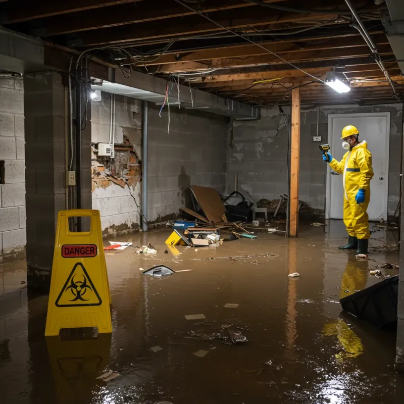 Flooded Basement Electrical Hazard in Wahiawa, HI Property